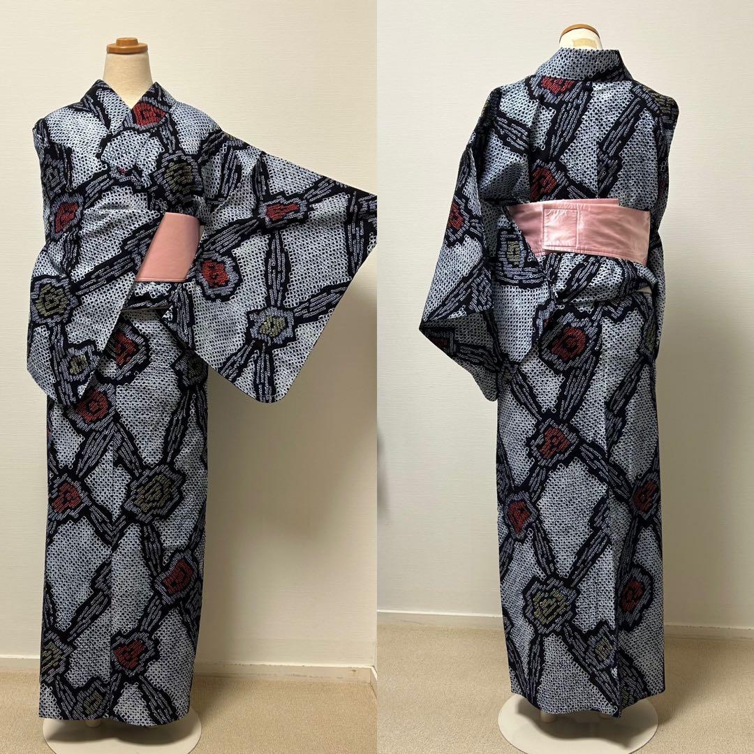 こまみー様【浴衣】有松絞り未使用品62402