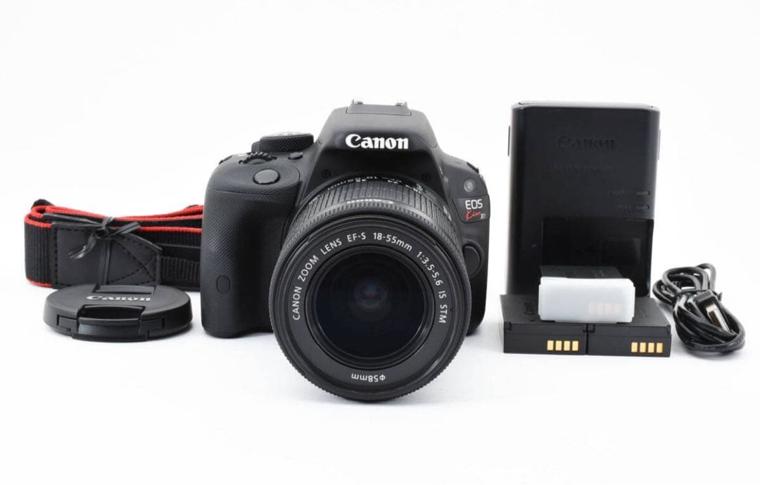 キャノン Canon EOS kiss X7　18 55 IS STM　レンズ有
