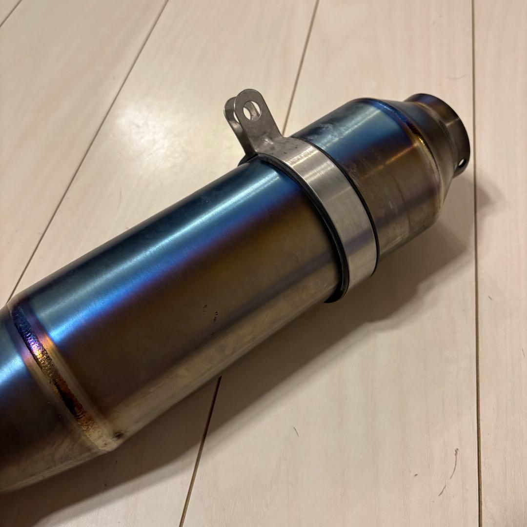 Kファクトリー バレルマフラー 焼き付け バイク 単車 60.5パイ 汎用