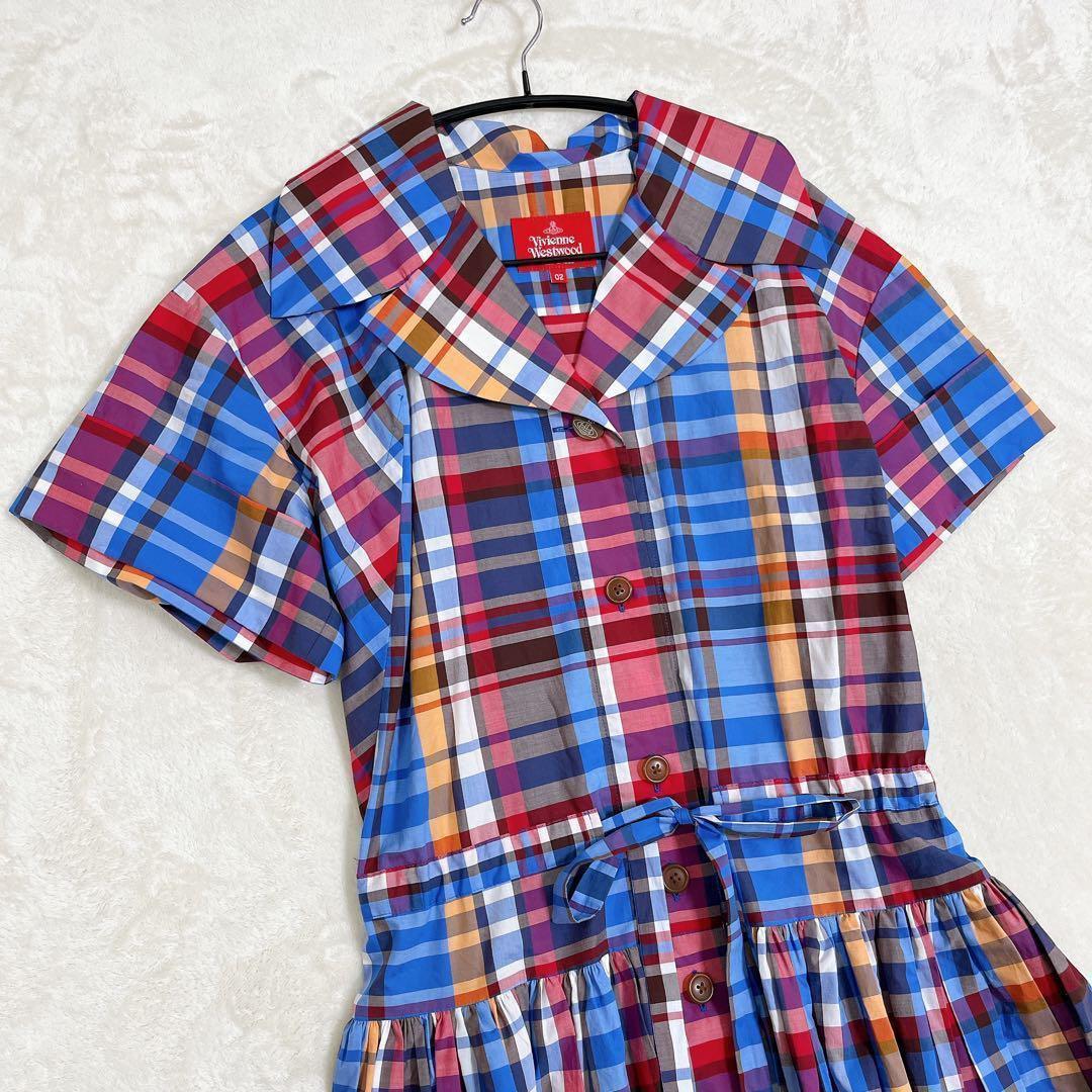 ヴィヴィアン　チェックワンピース【美品】