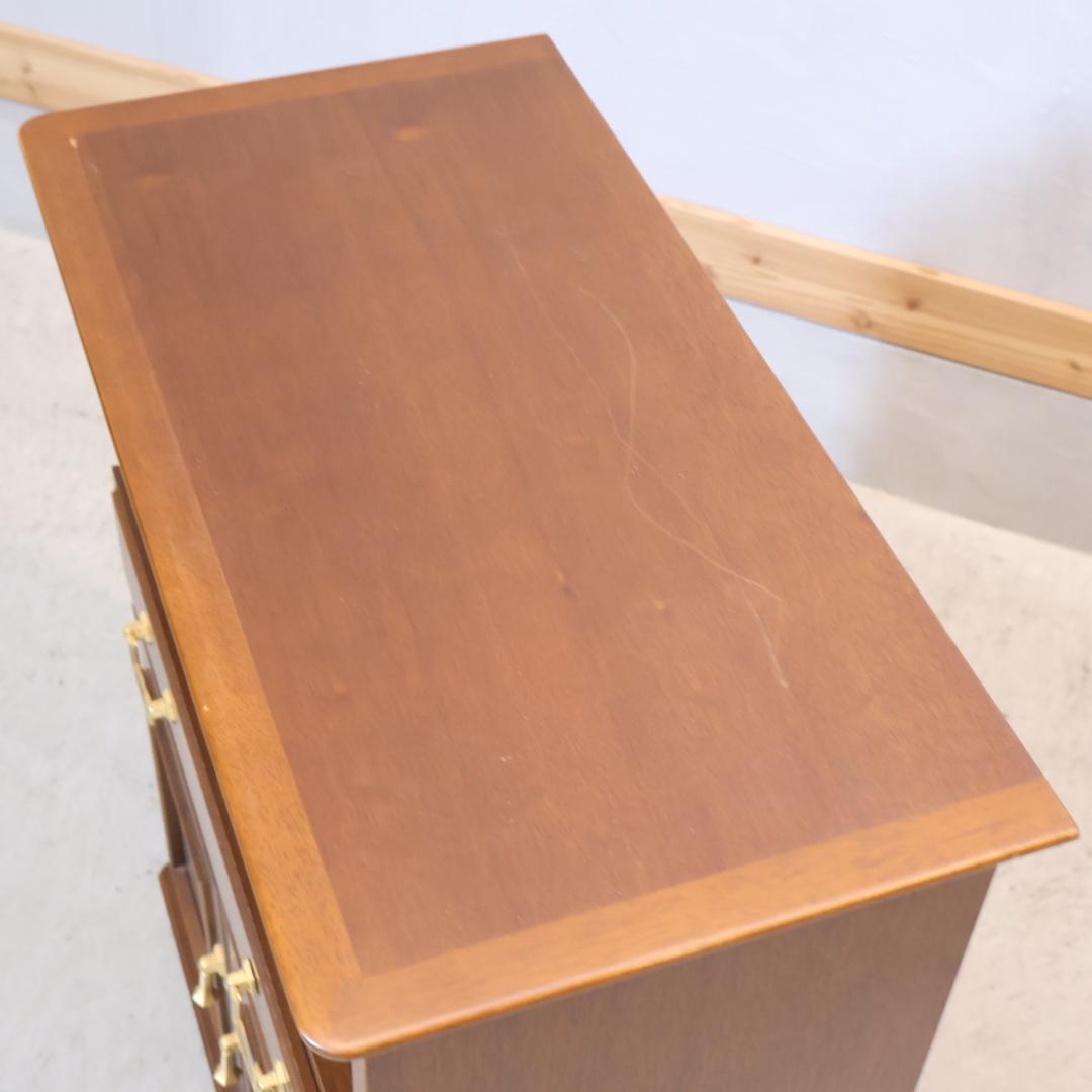 maruni マルニ 地中海 電話台 FAX台 アンティーク調 リビングボード