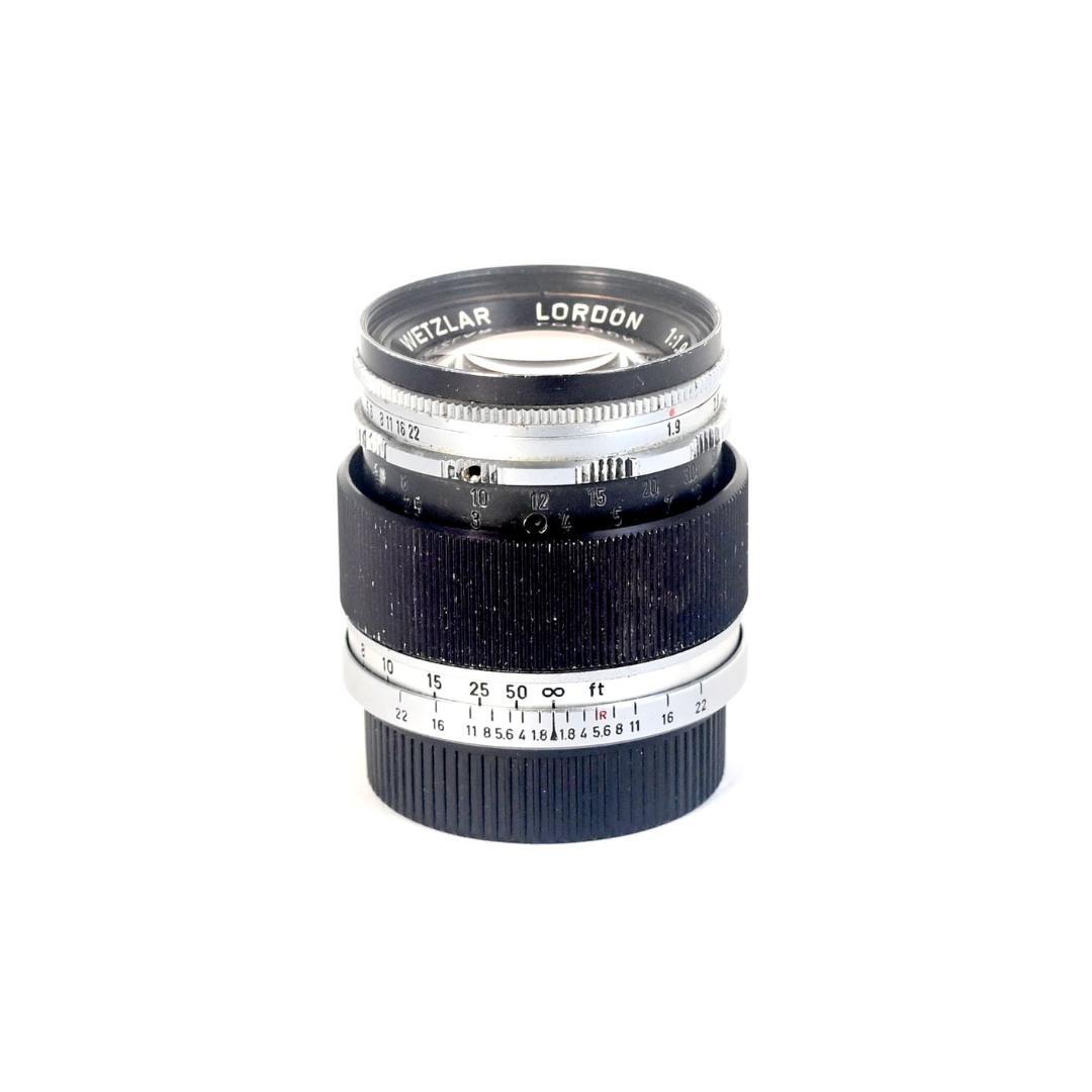 距離計式ライカL39改造ライドルフ・ウェツラー製ロードン50mmF1.9