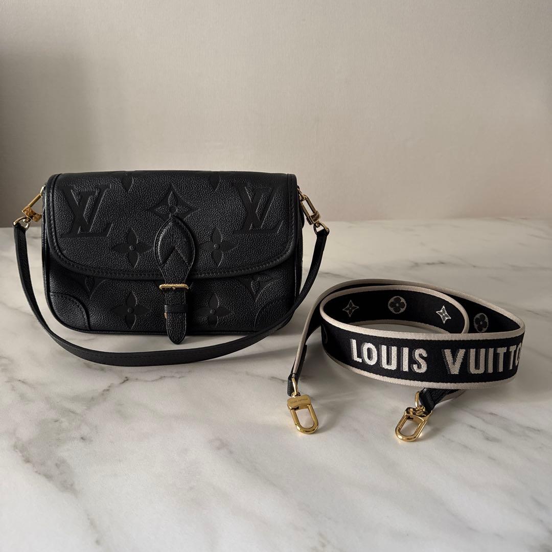 ルイヴィトン　ディアヌ　ブラック ショルダーバッグ