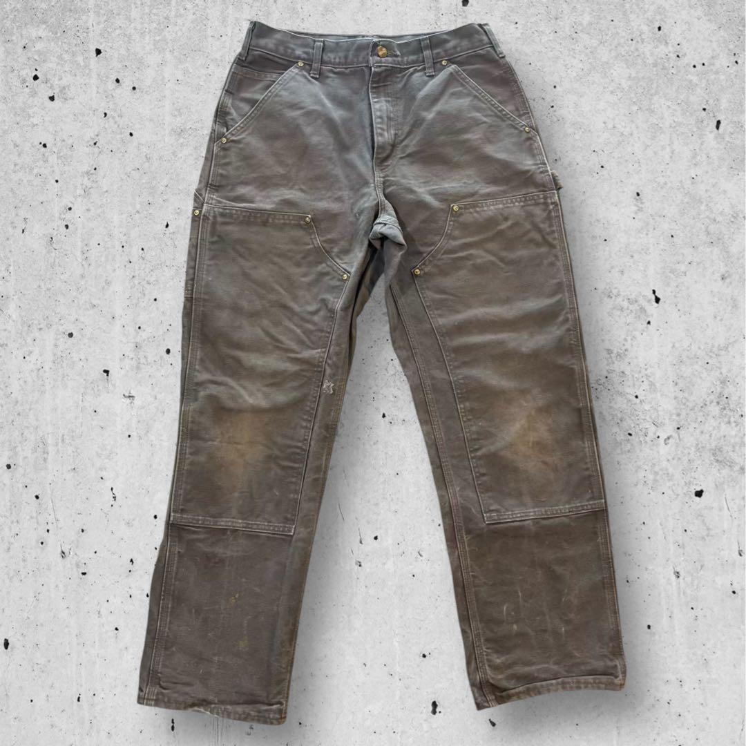 Carhartt B01 ダブルニーUSA製グレーフェード｜オリジナル#535