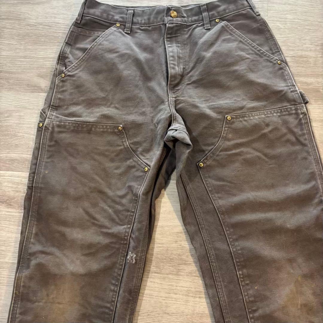 Carhartt B01 ダブルニーUSA製グレーフェード｜オリジナル#535
