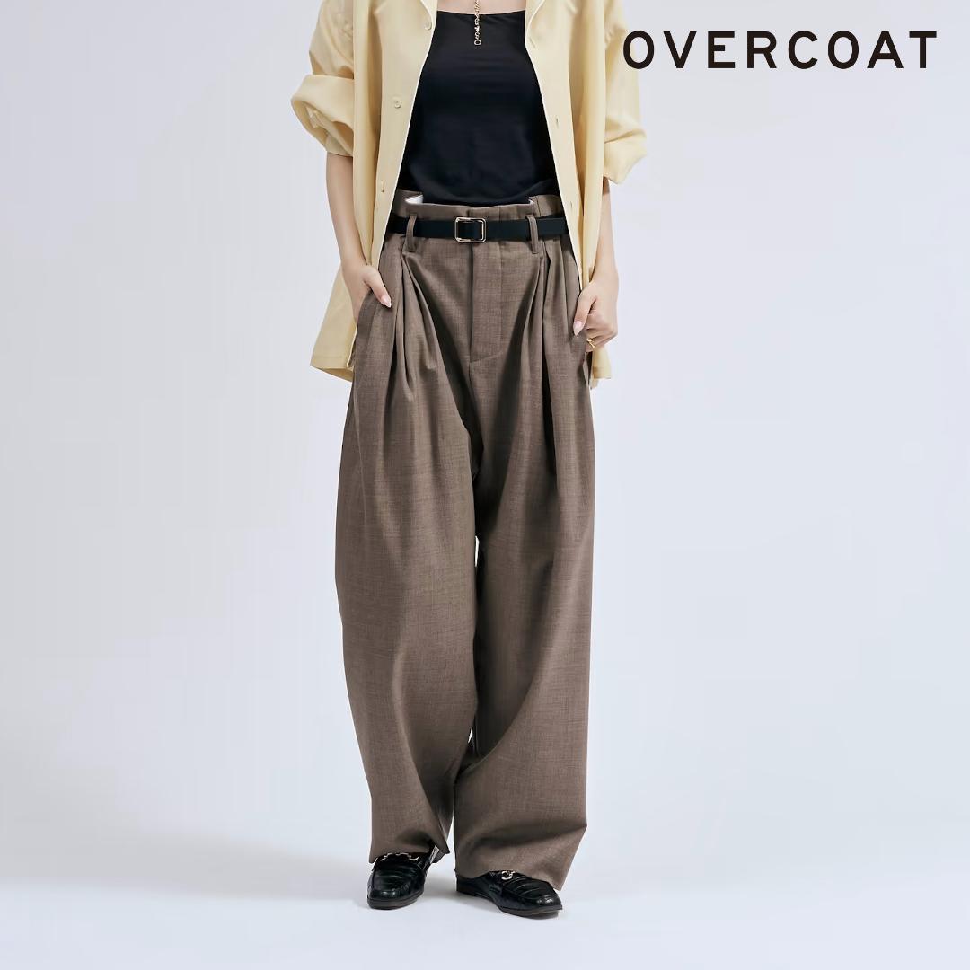 美品 OVERCOAT 5 スラックス ワイドパンツ