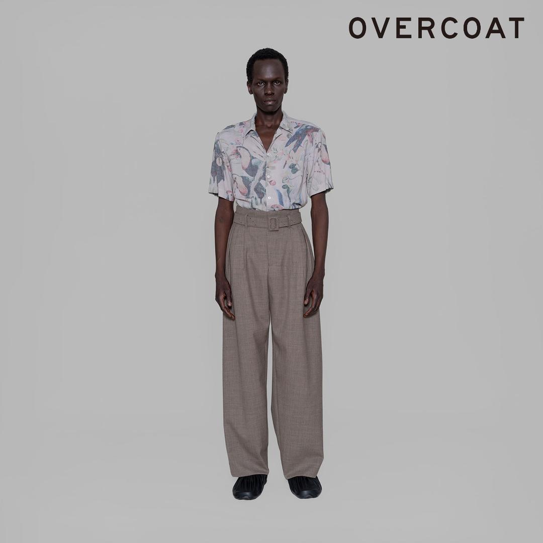 美品 OVERCOAT 5 スラックス ワイドパンツ