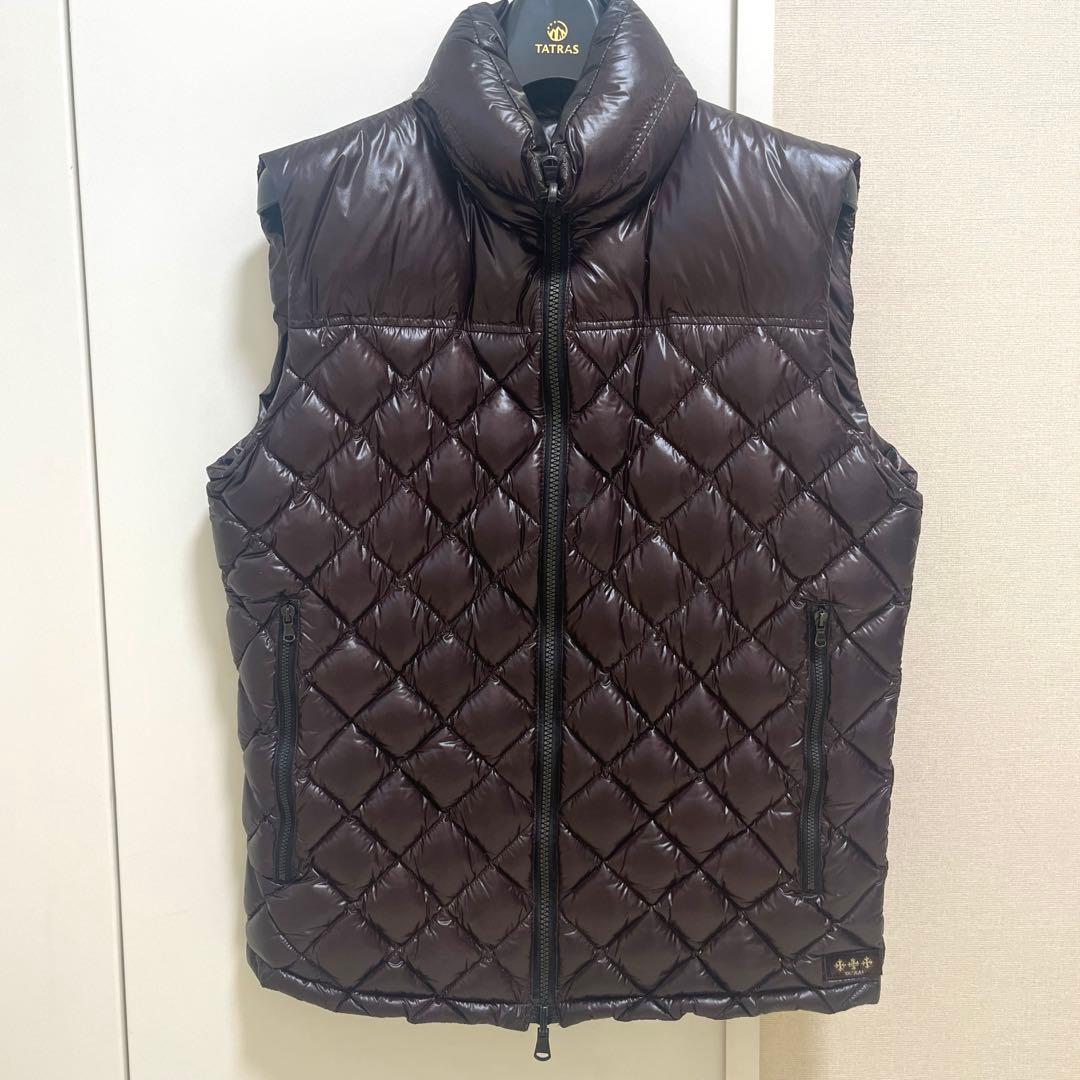 タトラス size02 リバーシブル ダウンベスト