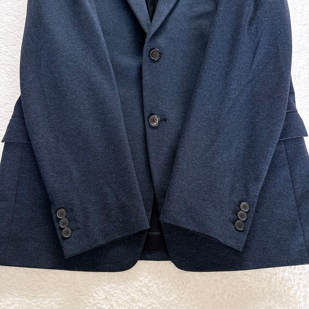 【Theory】ジャケット ジャージ ストレッチ 40サイズ ネイビー 現行タグ