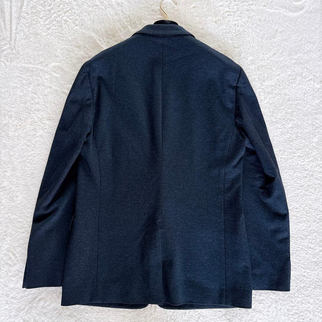 【Theory】ジャケット ジャージ ストレッチ 40サイズ ネイビー 現行タグ