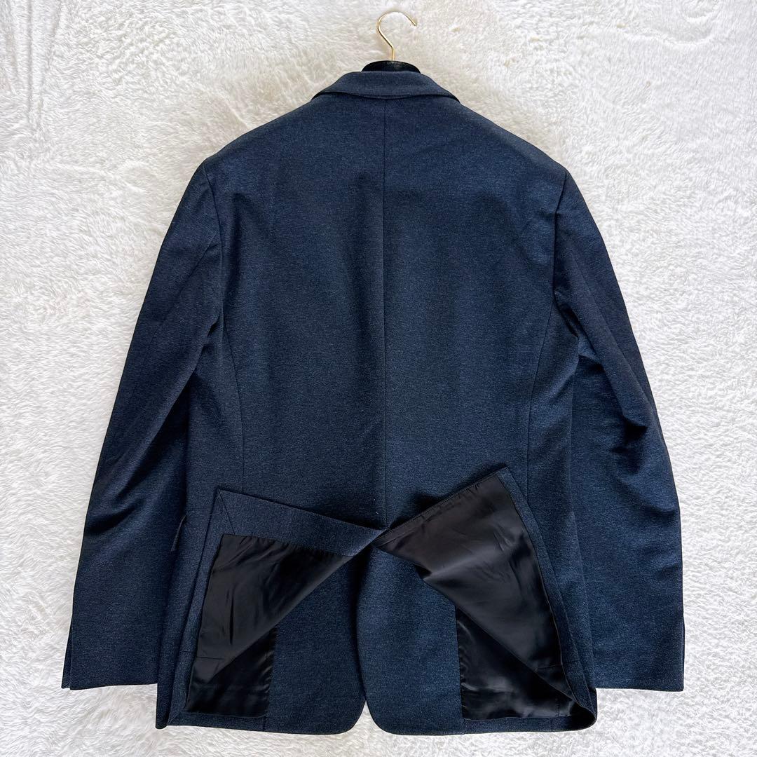 【Theory】ジャケット ジャージ ストレッチ 40サイズ ネイビー 現行タグ