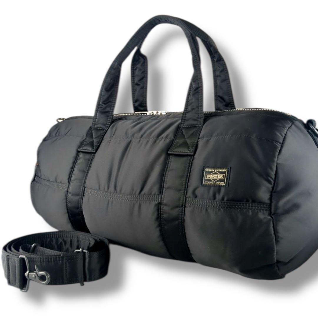 使用感少✨PORTER タンカー2WAY ボストンバッグ ドラム