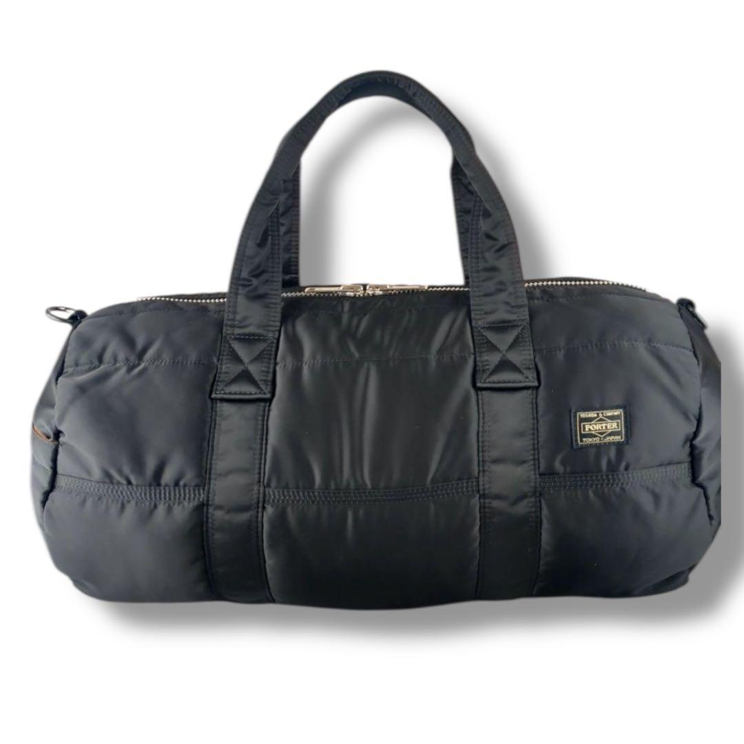 使用感少✨PORTER タンカー2WAY ボストンバッグ ドラム