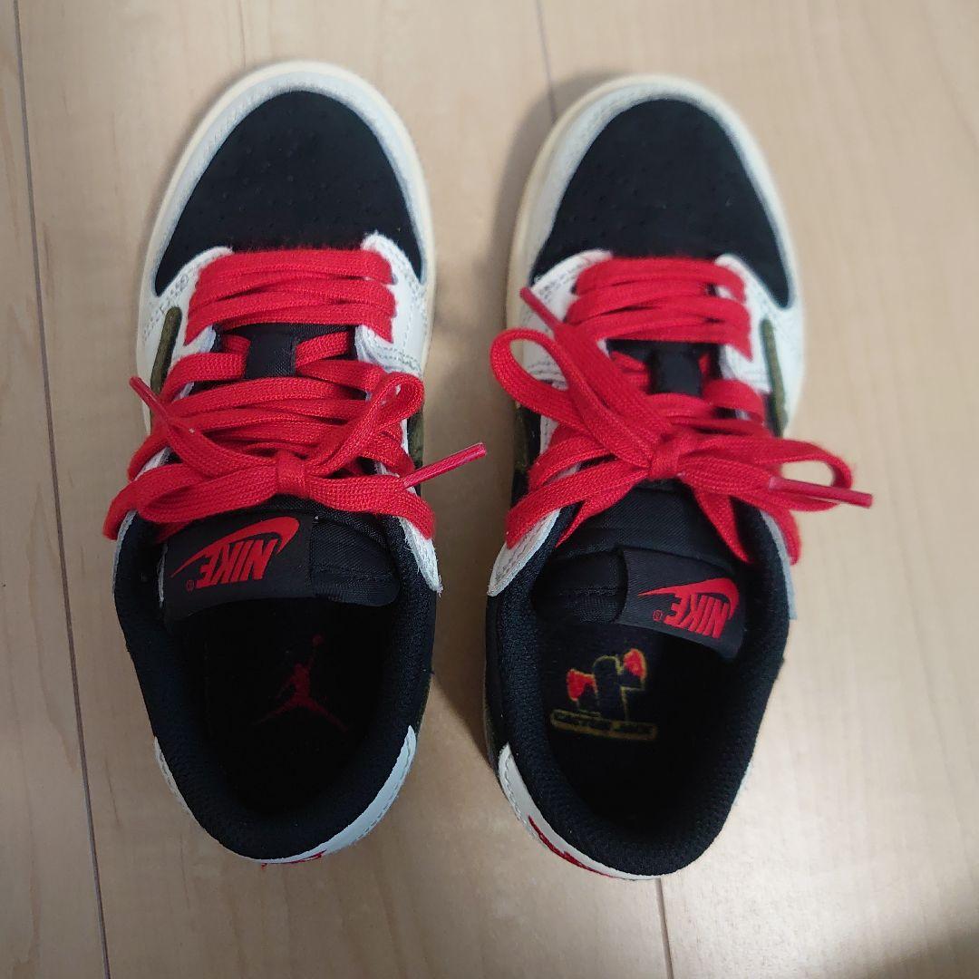 トラヴィススコット エアジョーダン1ミディアム オリーブ PS 17.5cm