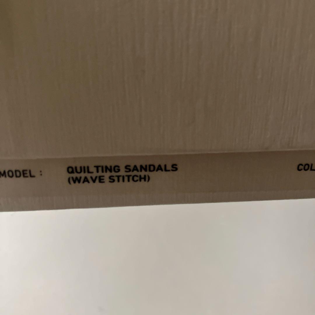 未使用　foot the coacher キルティングサンダル　26cm