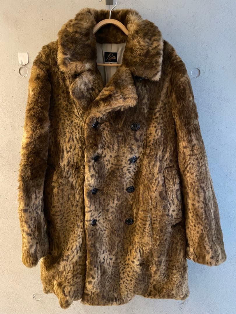 Needles レオパード ファーコート