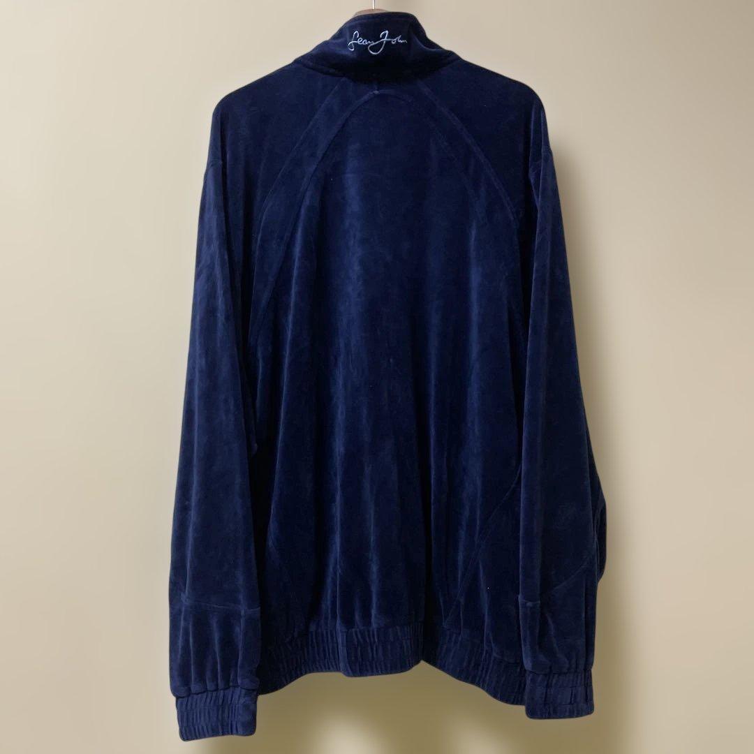 Sean John ベロア　セットアップ　ネイビー