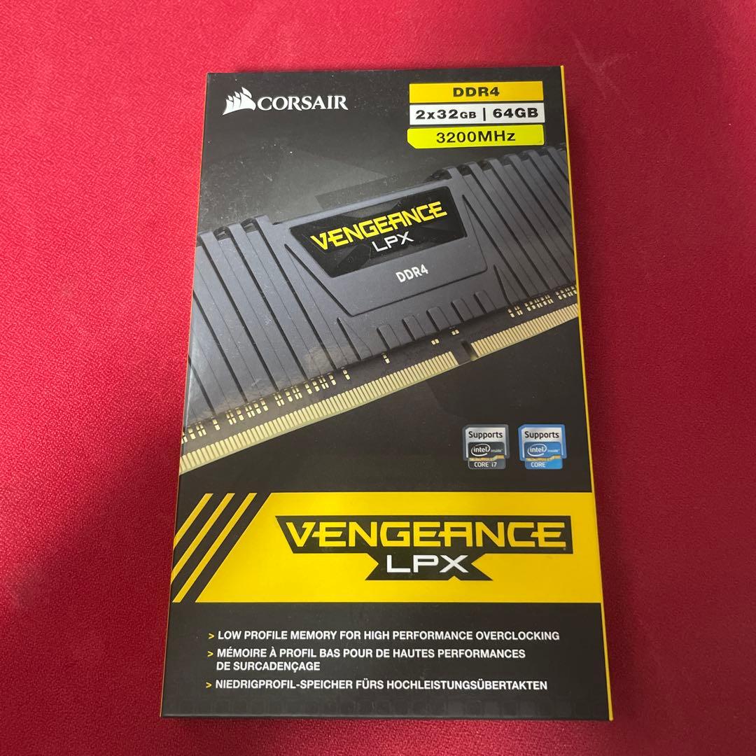 メモリー CORSAIR VENGEANCE LPX 64GB DDR4 3200