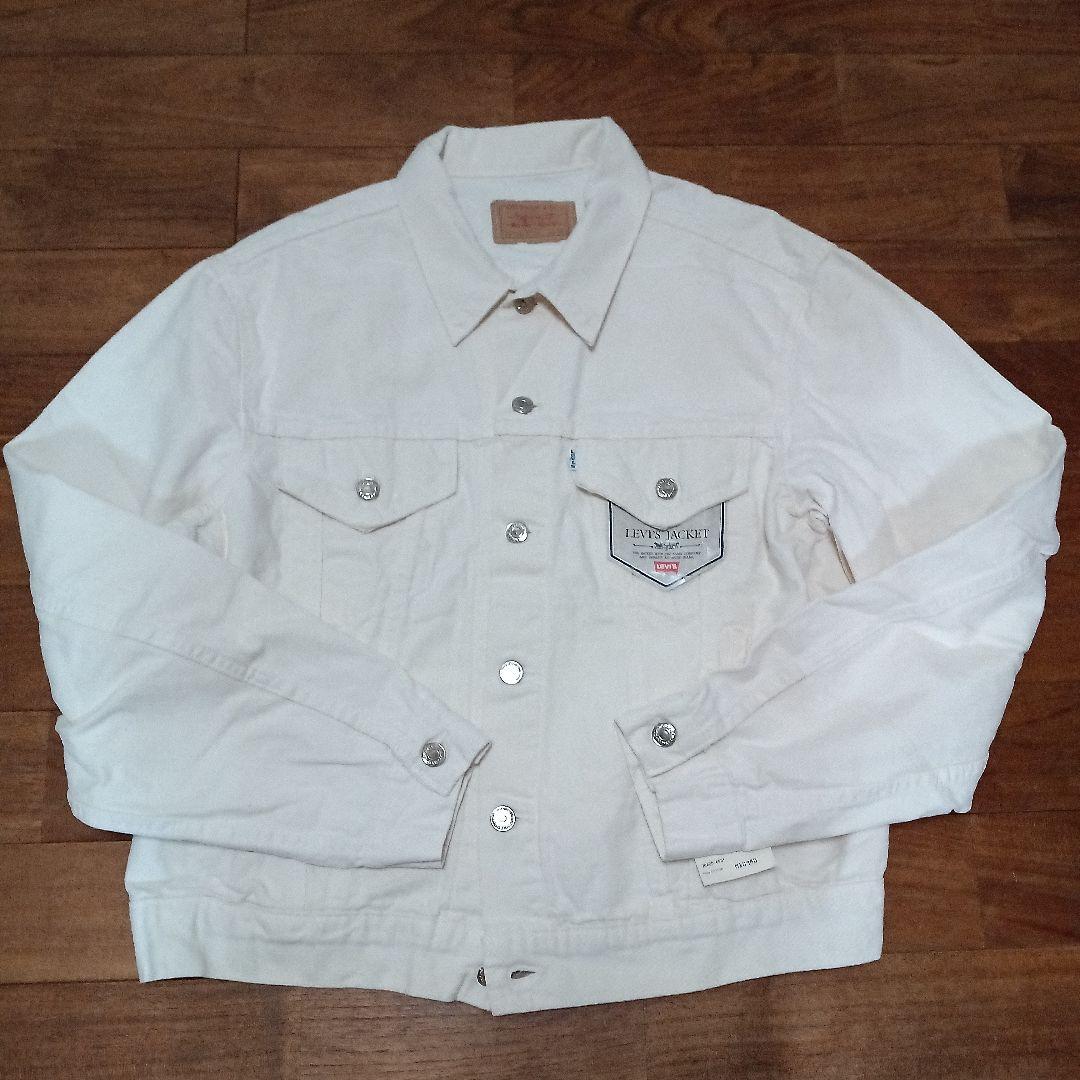 Levis70506 5951ホワイトデニムジャケット80年代デッドストック