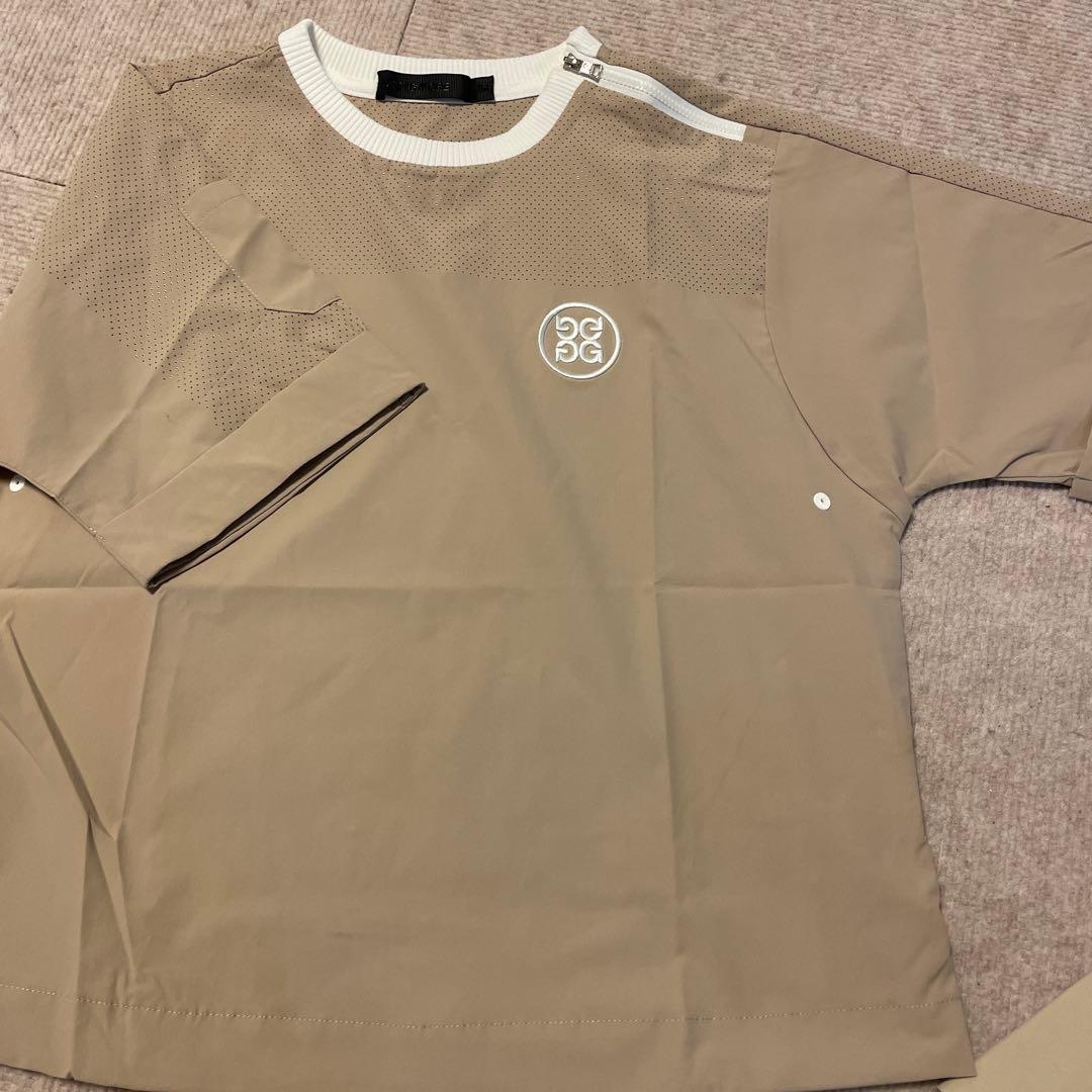 ゴルフウェア ベージュ トップス スカート セット