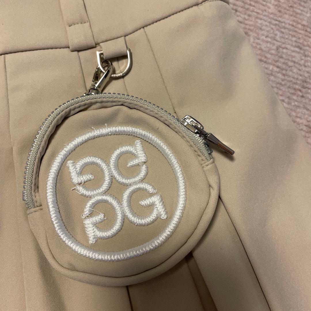 ゴルフウェア ベージュ トップス スカート セット