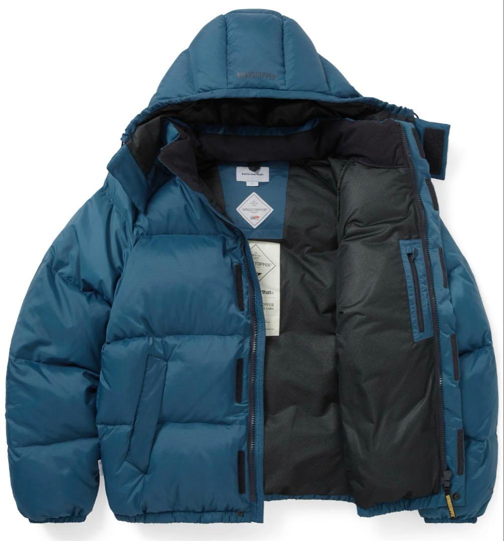 thisisneverthat ダウンジャケット ブルー