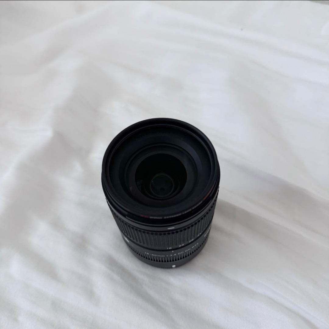 美品 SIGMA レンズガード付 18-50mm F2.8 DCDN Xマウント