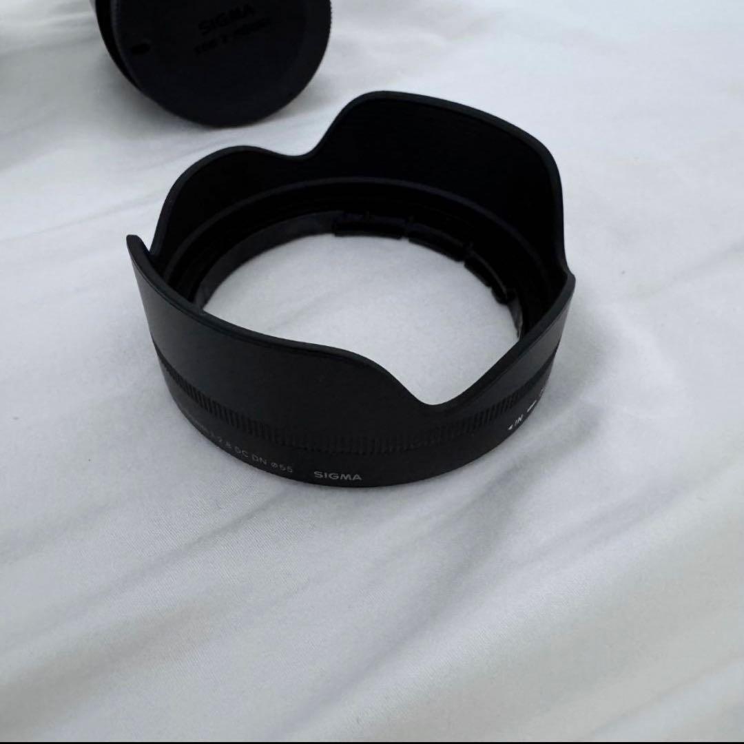 美品 SIGMA レンズガード付 18-50mm F2.8 DCDN Xマウント