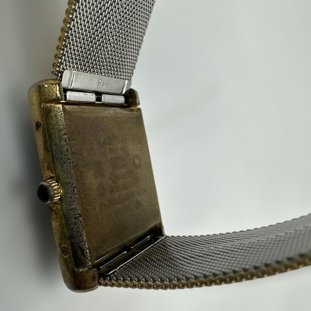 ②Cartier ゴールドメッシュバンド 時計