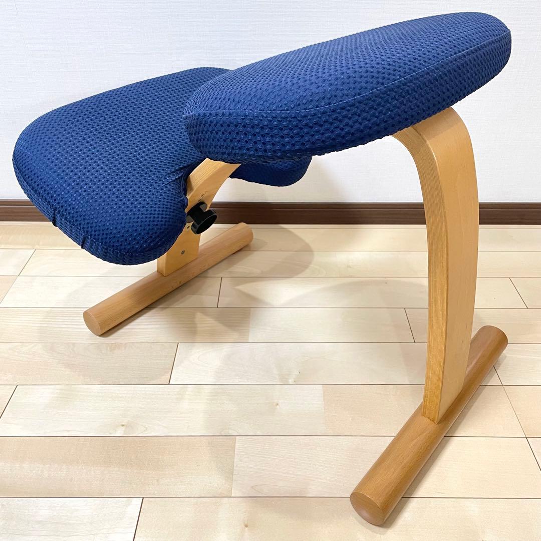 バランスラボ バランスチェア バランスイージー ネイビー 中古品 サカモトハウス