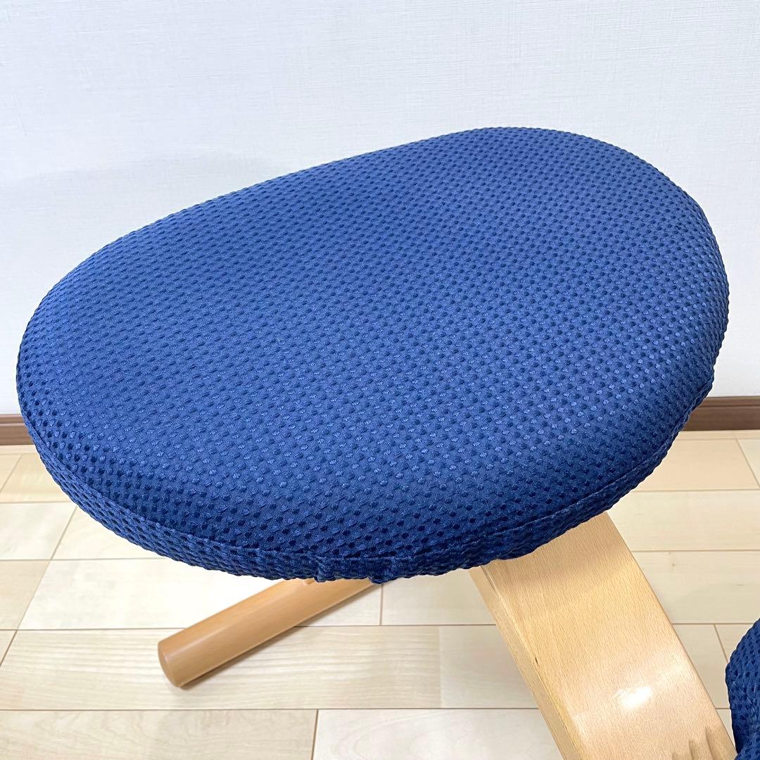 バランスラボ バランスチェア バランスイージー ネイビー 中古品 サカモトハウス