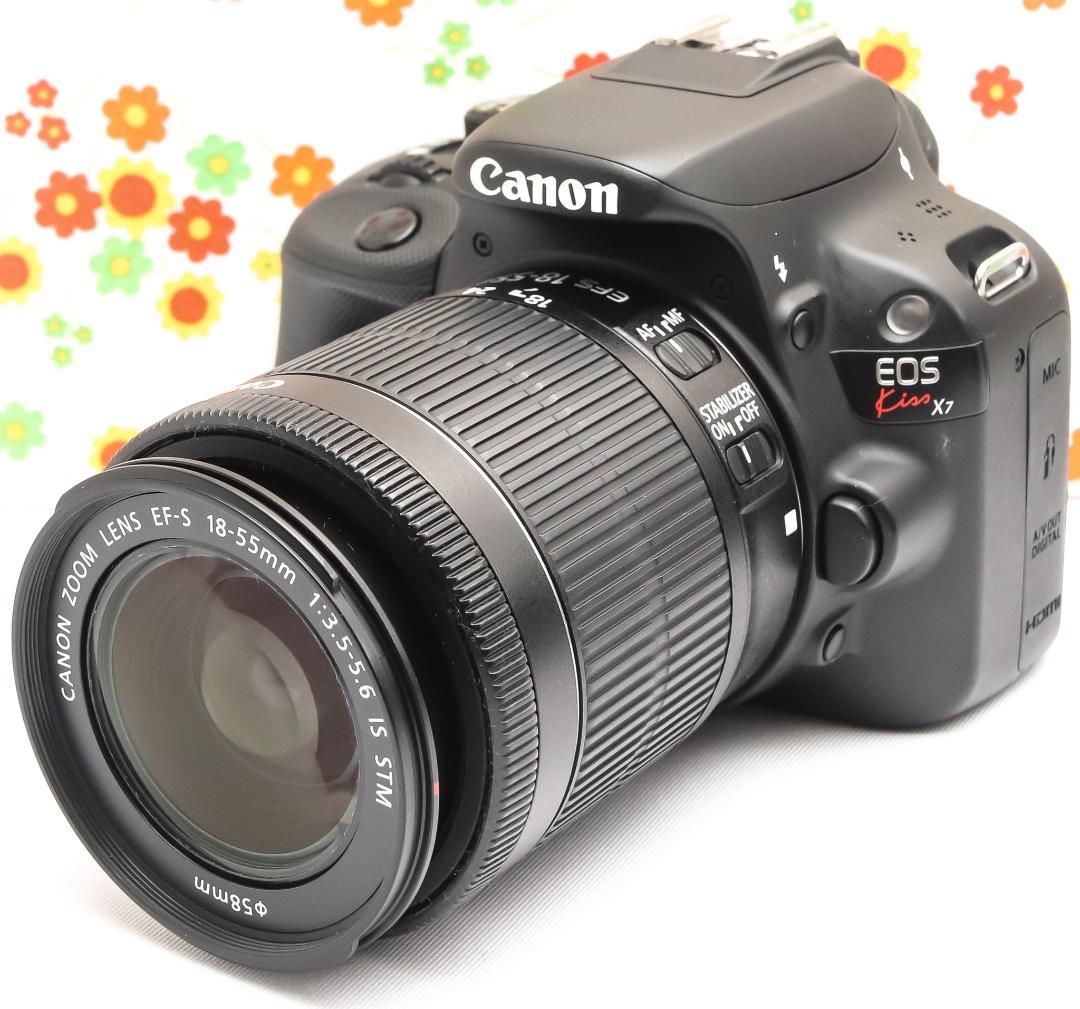 キャノン Canon EOS Kiss X7☆スマホ転送☆超小型☆間違いない一眼