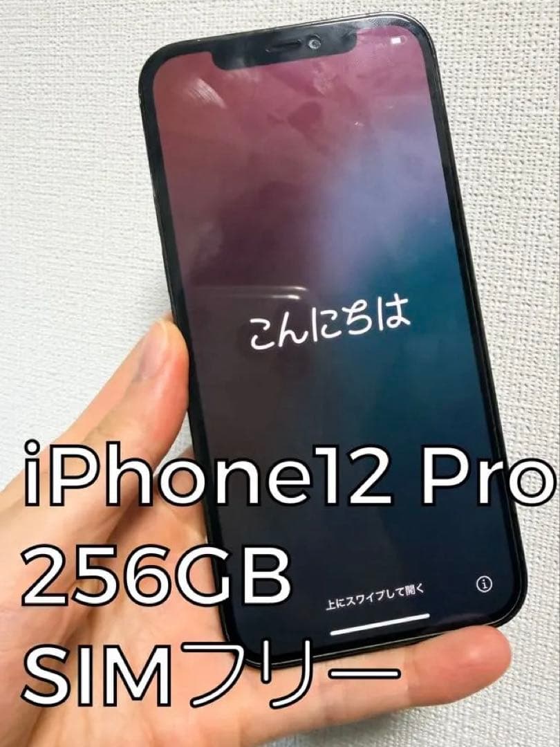美品 iPhone 12 Pro 256GB SIMフリー 割れなし 初期化済