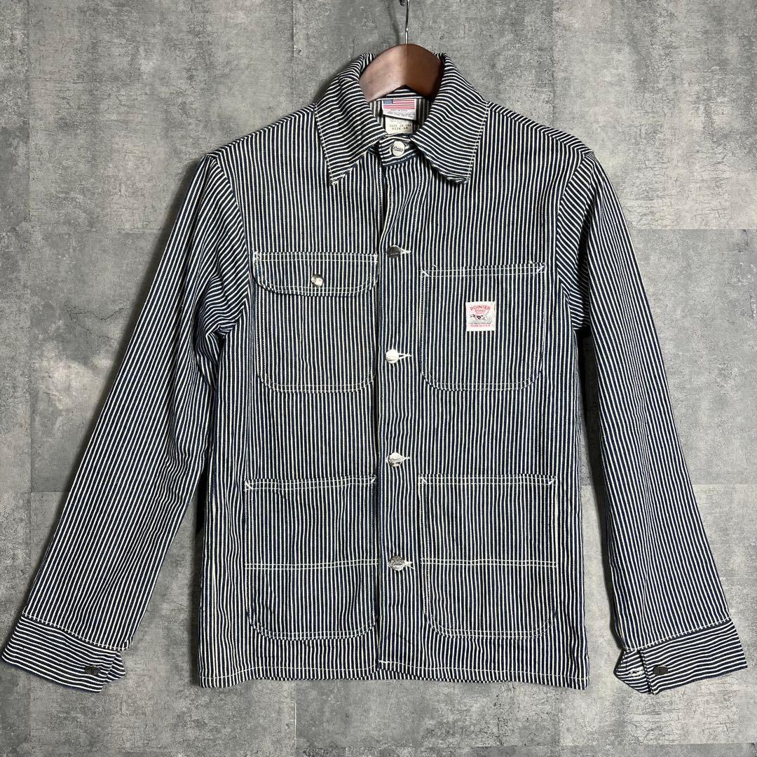 USA製　ポインターブランド　ヒッコリーストライプジャケット希少XS