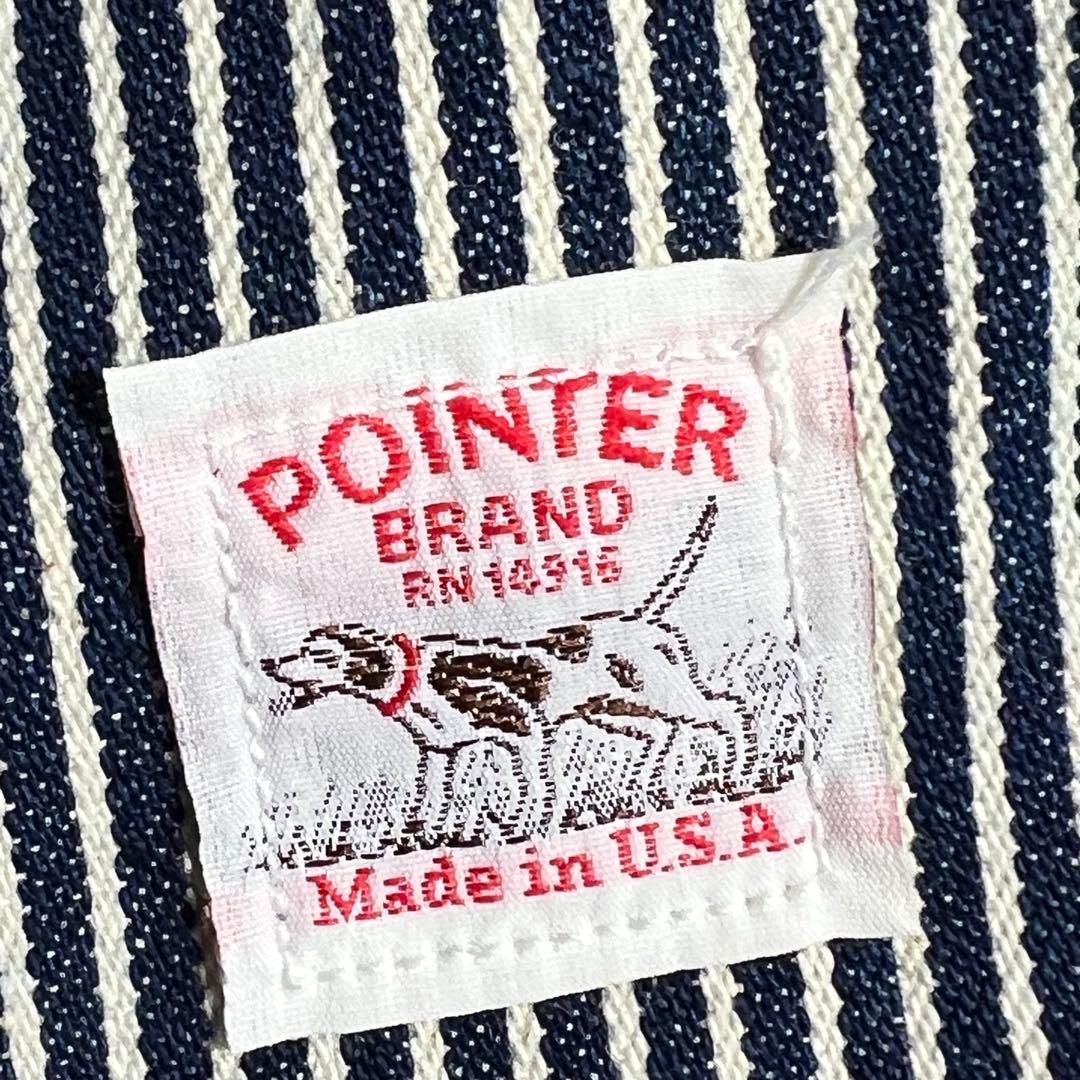 USA製　ポインターブランド　ヒッコリーストライプジャケット希少XS