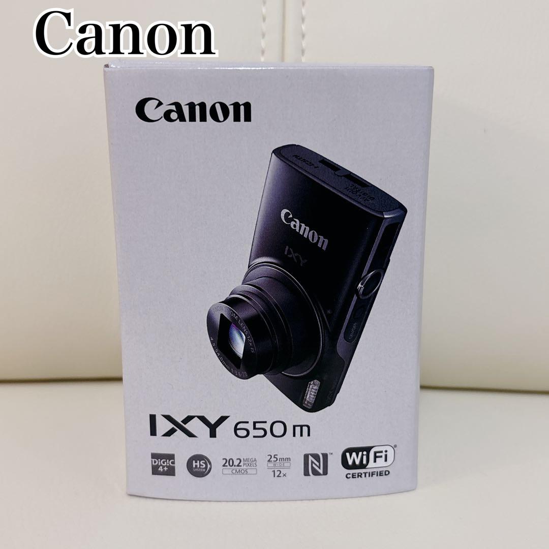 【新品未開封】Canon IXY 650m コンパクトデジタルカメラ　ブラック