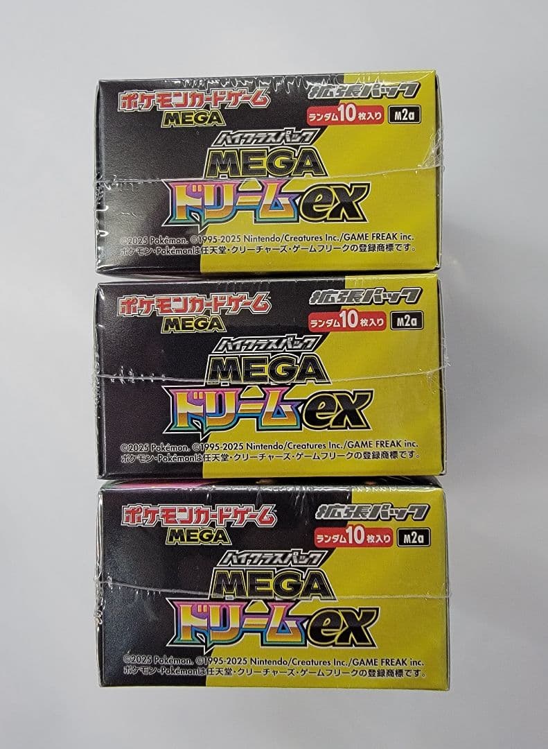 シュリンク付き ポケモンカード MEGA ドリームex 3BOX