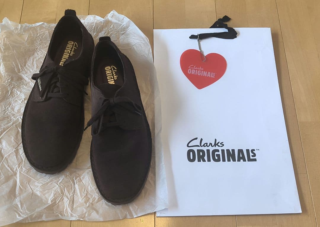 Clarks Originals ダークブラウン デザートロンドン