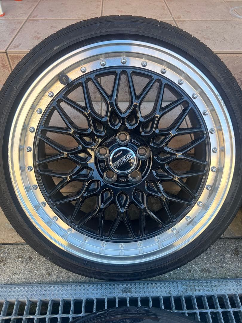 18 PCD100 共豊シュタイナーftx 4本セット　プリウス　86 カローラ