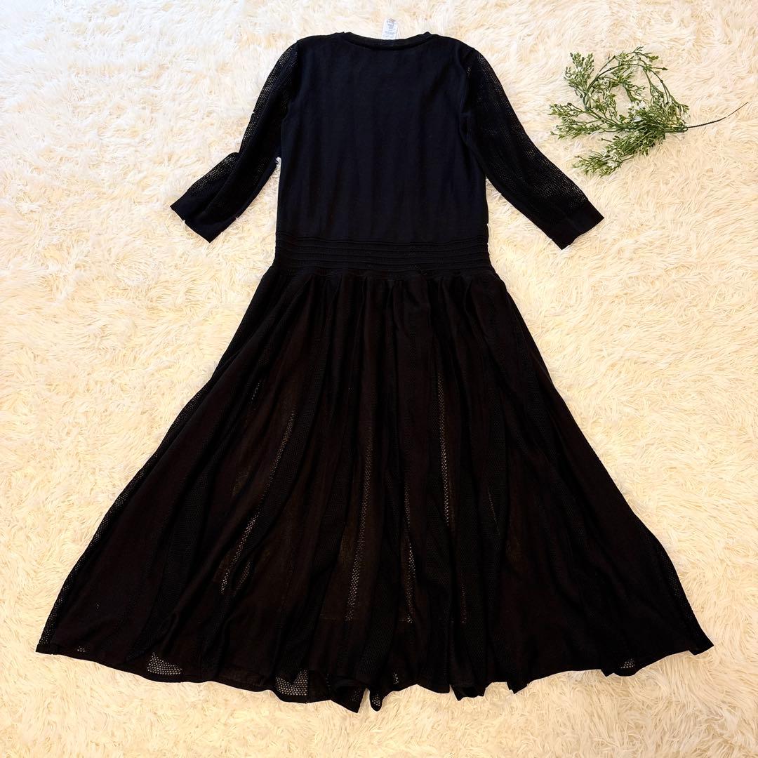 【未使用級•希少✨近年モデル✨】AGNONA ニット ロングワンピース シルク混