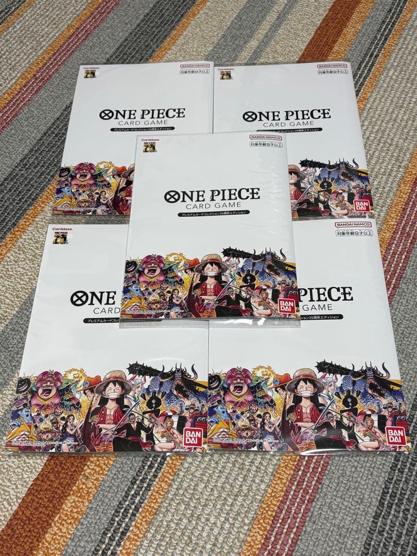 ワンピースカード プレミアムカードコレクション 25周年 5セット 新品未開封