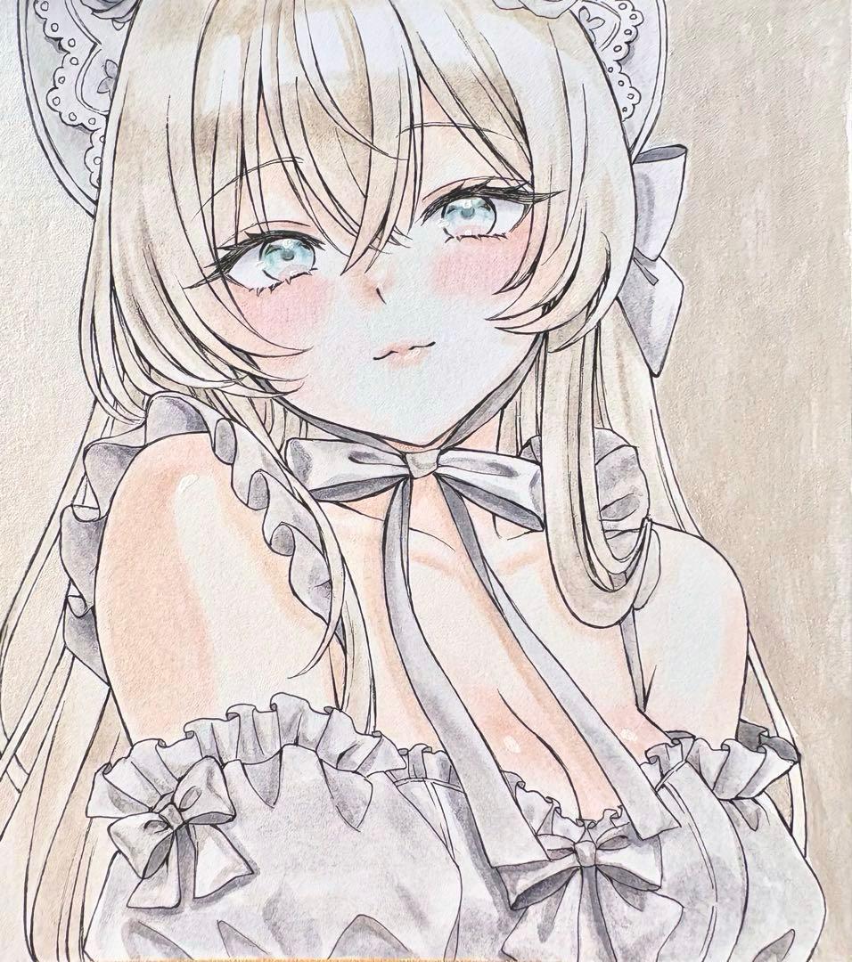 ゆ*り様 手描きイラスト　アナログイラスト　オリジナルイラスト