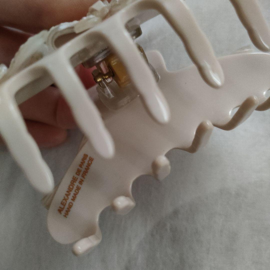 送料無料★極美品★アレクサンドルドゥパリ★リボンクリップ★