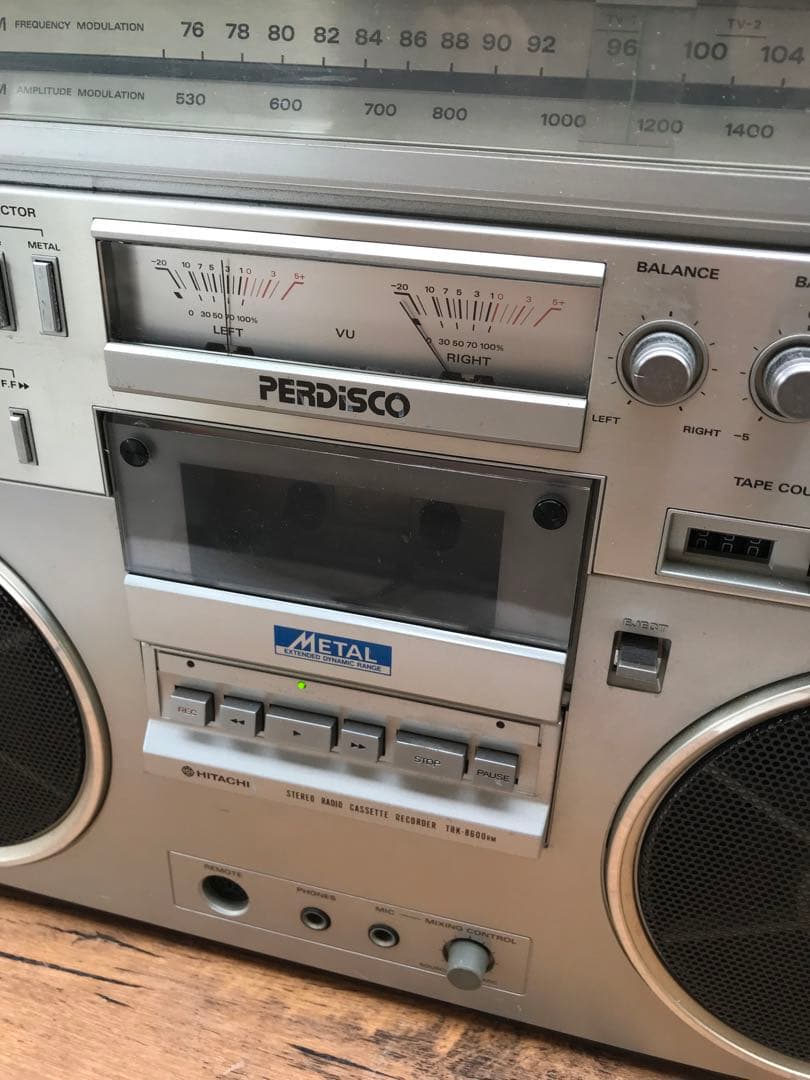 HITACHITRK-8600RM ラジカセ ラジオPERDISCO(F63)