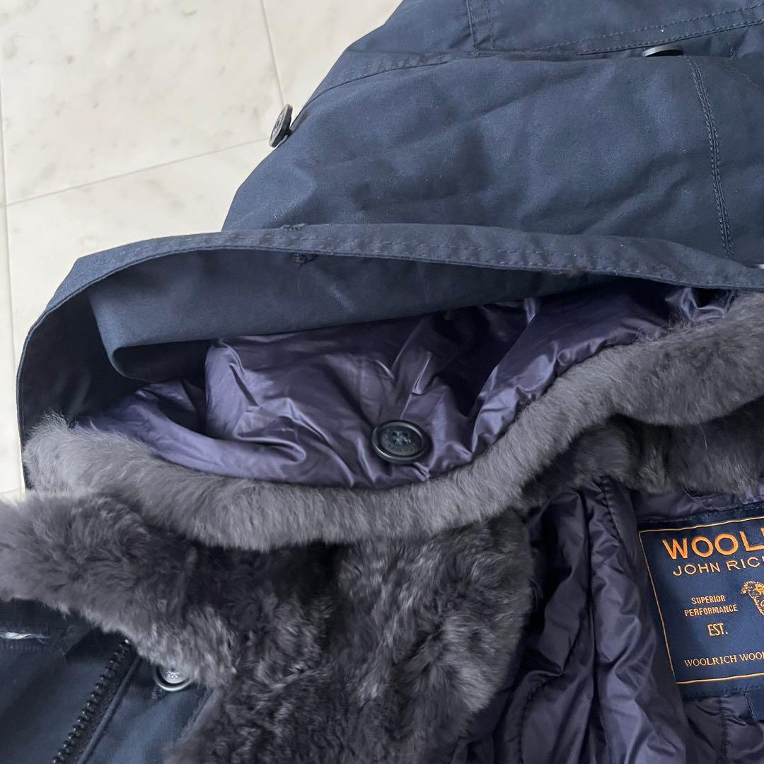 美品♡ウールリッチ ダウンライナー ラビットファー 2way モッズコート S