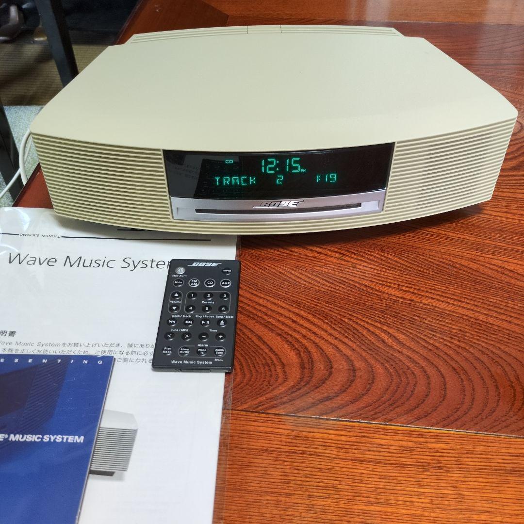 Bose WAVE MUSIC SYSTEM動作品 純正リモコンコード取説CD