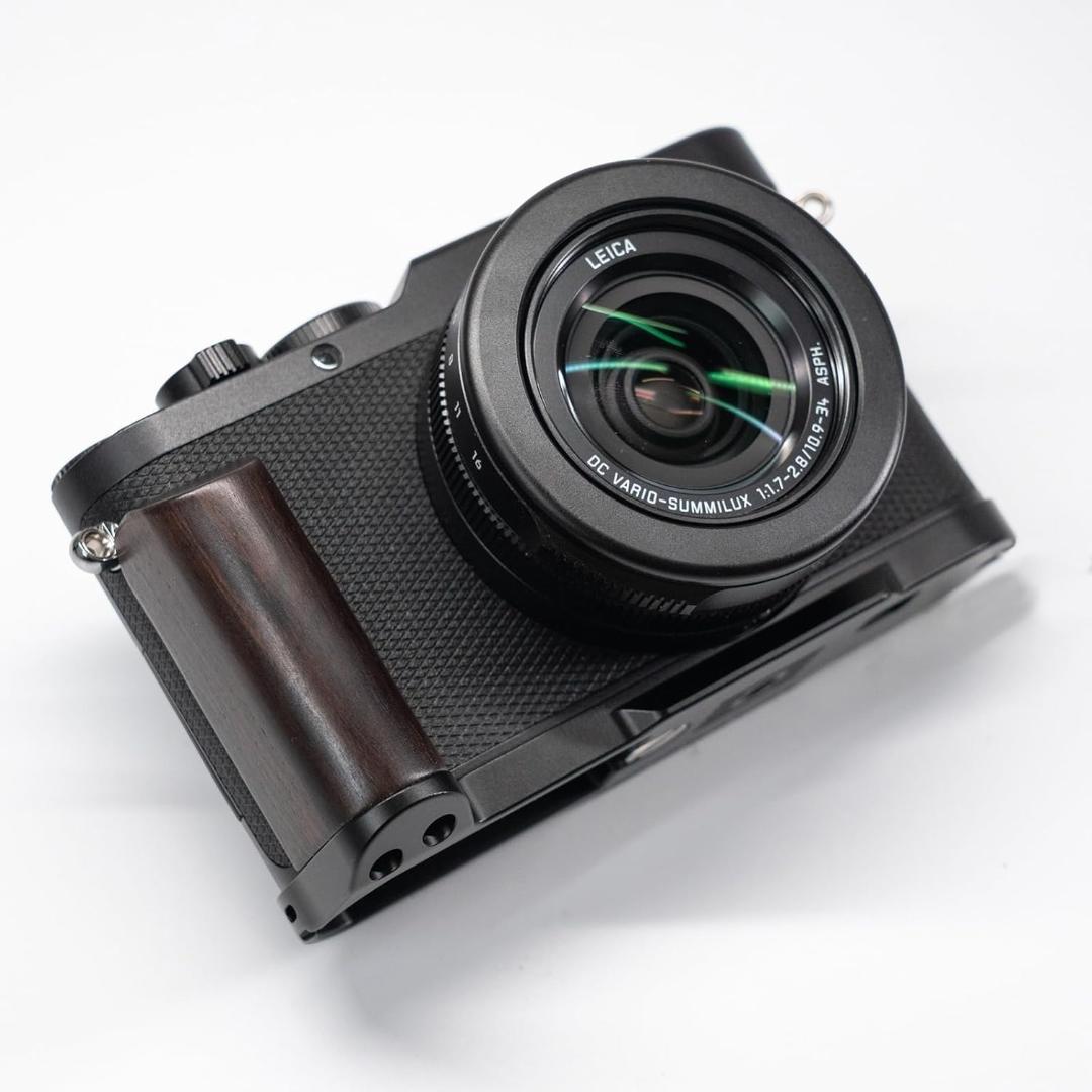 Leica D-LUX8専用 L型 高級 木製 グリップ 紫檀木黒板 新品未使用