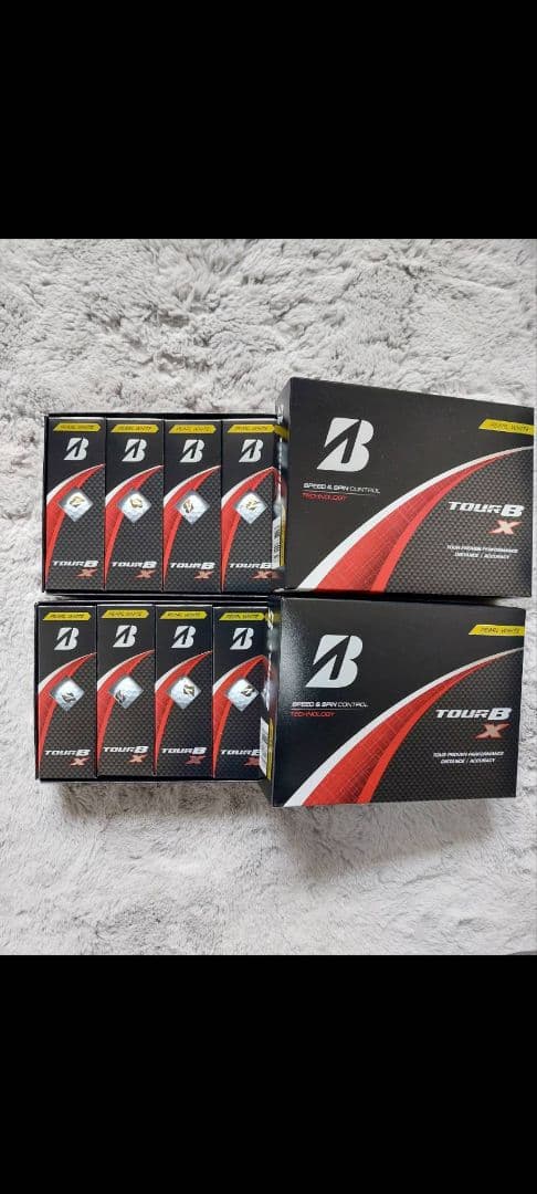ブリヂストン TOUR B Xゴルフボール新品 2ダース24個ホワイト