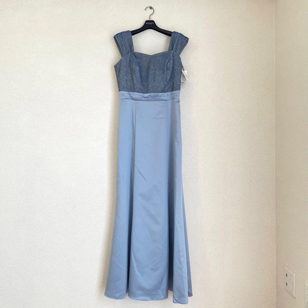 【新品未使用】AIMER ラメニット×サテン スレンダードレス ステージドレス