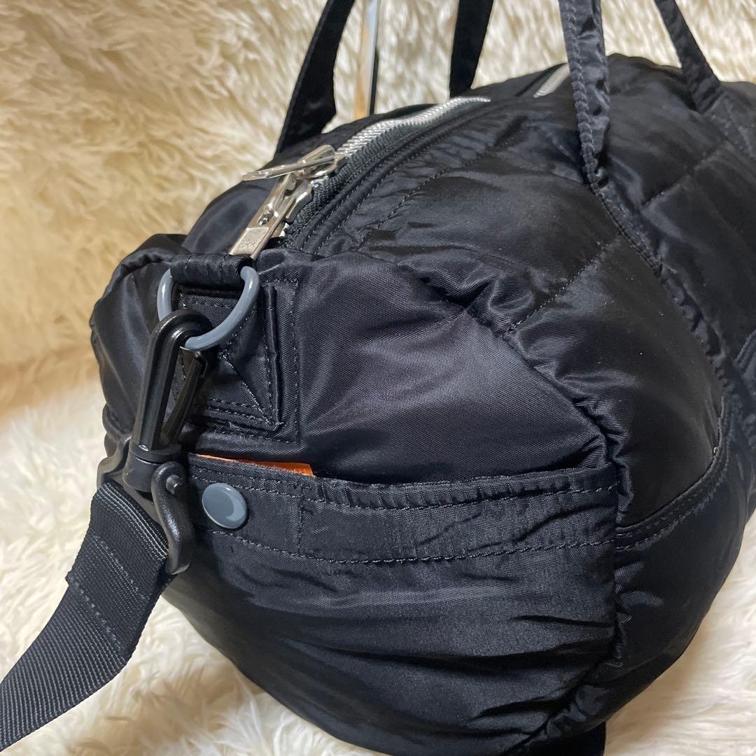 【美品】PORTER ポーター タンカー ボストンバッグ ブラック　大容量